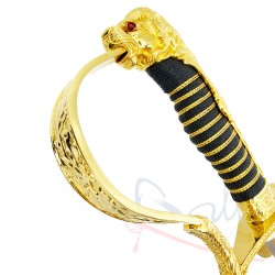 Sabre officier Tête de lion