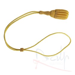 Gold broth strap, gold cord