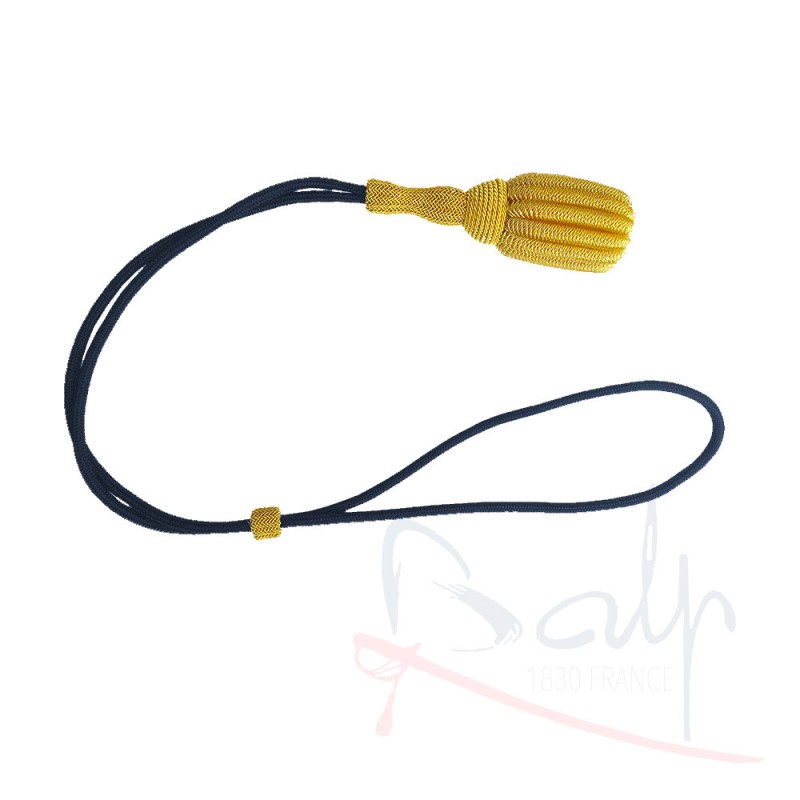 Gold broth strap, blue cord, sword ceremony