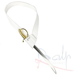 Baldric de couro para sabre mais leve