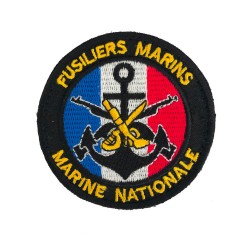 Fusiliers Marins badge - national navy with velcro