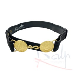 Saint Cyr leather ceremonial belt