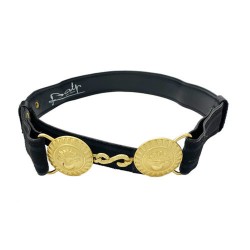 Saint Cyr leather ceremonial belt