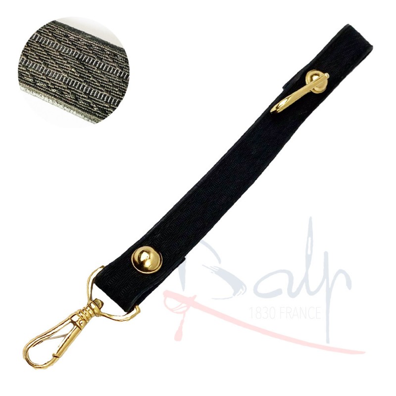 Leather/fabric bail for sword