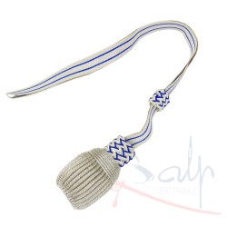 Cinturino da polso NCO in argento - Blu