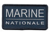 Ecusson Marine Nationale avec velcro