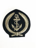 French Maritime case cap badge