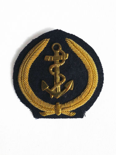 French Marine officer case cap badge