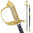 British Royal Navy sword and scabbard