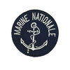 Ecusson Marine Nationale rond Fantaisie