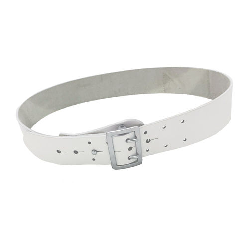 White leather belt - on demand