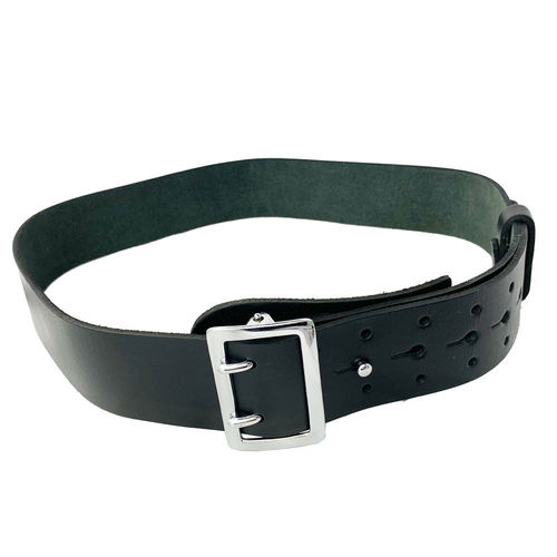 Black leather belt - on demand