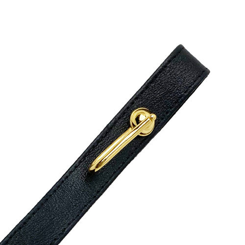Gold-plated leather ceremonial sling for sword